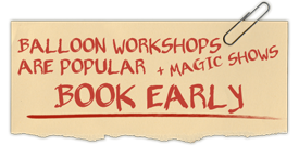 book your magic show and workshop